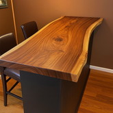 Live Edge Ipe Bar Top